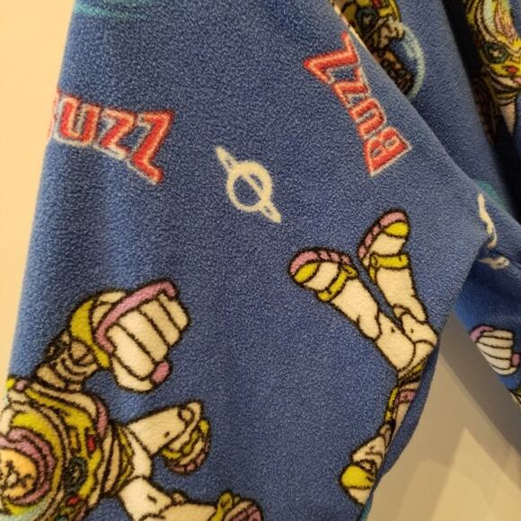 Disney Buzz Boy's Blue Robe Size L ( 8-10) - Picture 8 of 10